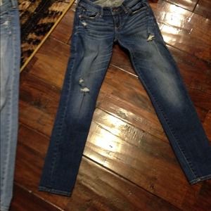 Abercrombie jeans s. 00, tops F21 dress M.