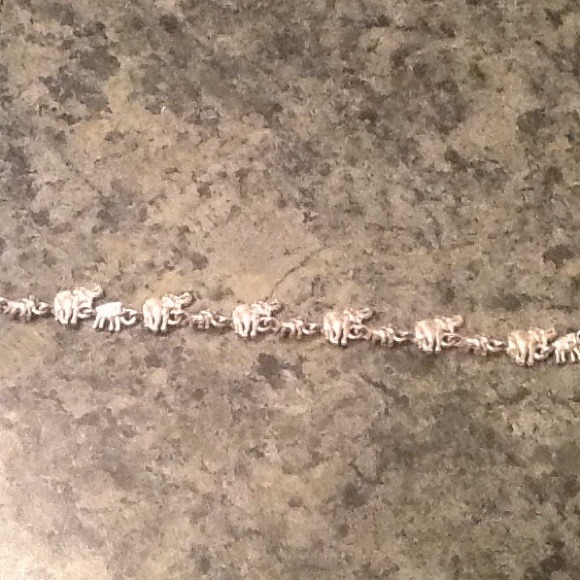 Silver elephant bracelet BUNDLED for sweetpea