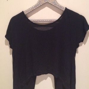 Brandy Melville Open Back Crop Top