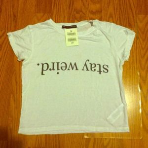 Brandy Melville Stay Weird Shirt