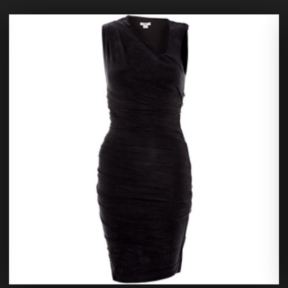 Helmut Lang Cupro Drape Dress - Picture 2 of 4