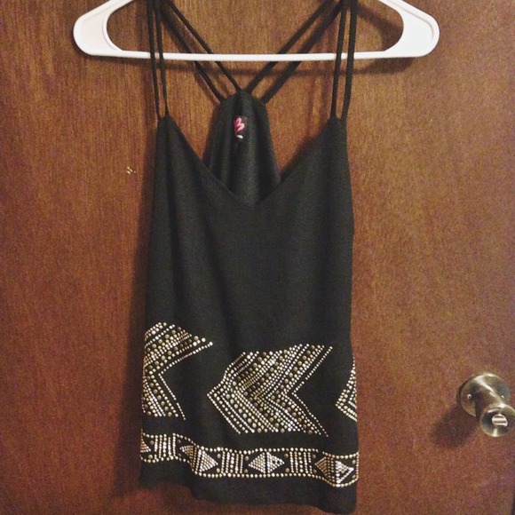 Embellished tank top!