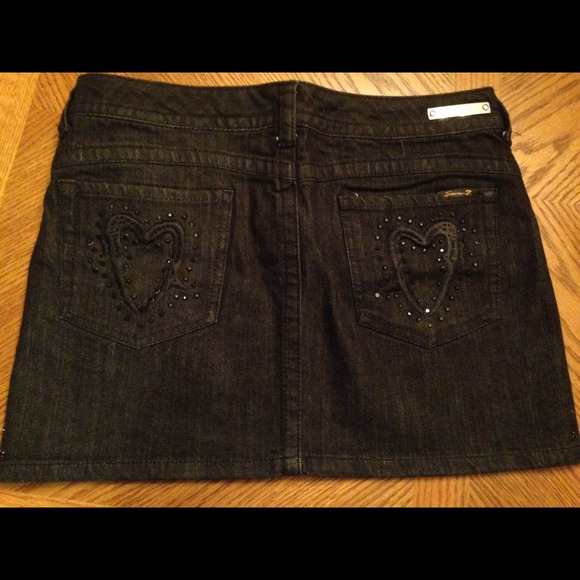 Black Seven Jean skirt