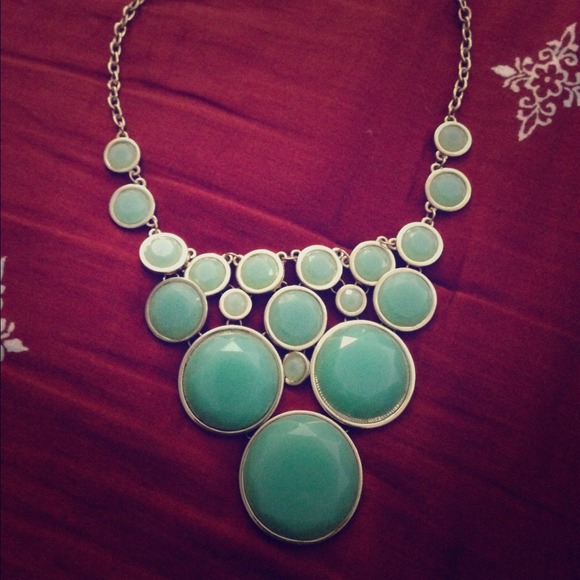 Jade colored necklace