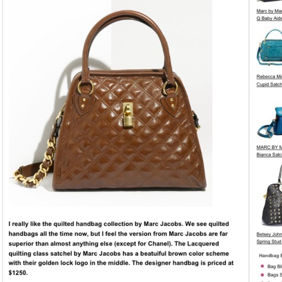 Authentic Marc Jacobs bag.