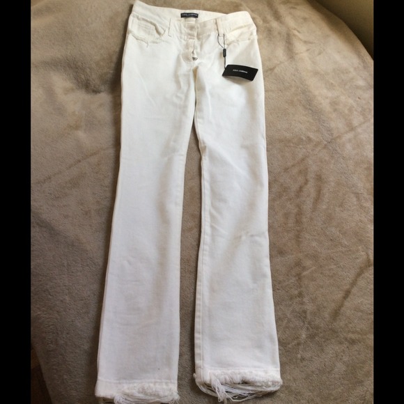 Dolce & Gabbana White Jeans - Picture 1 of 4