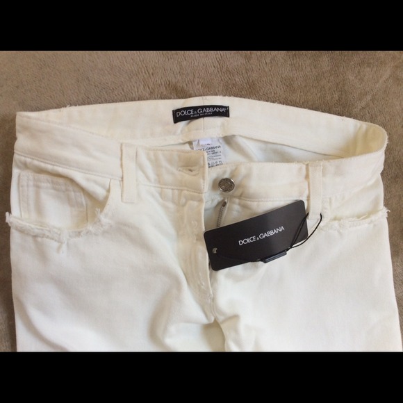 Dolce & Gabbana White Jeans - Picture 2 of 4