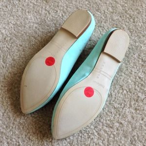 Zara Shoes - Zara Mint Bow Flats Zara Shoes - Zara Mint Bow Flats