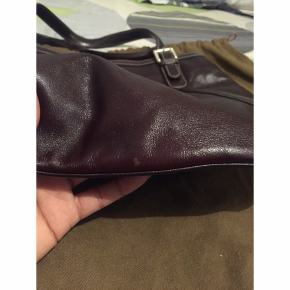 GUCCI brown hobo leather bag - Picture 2 of 6