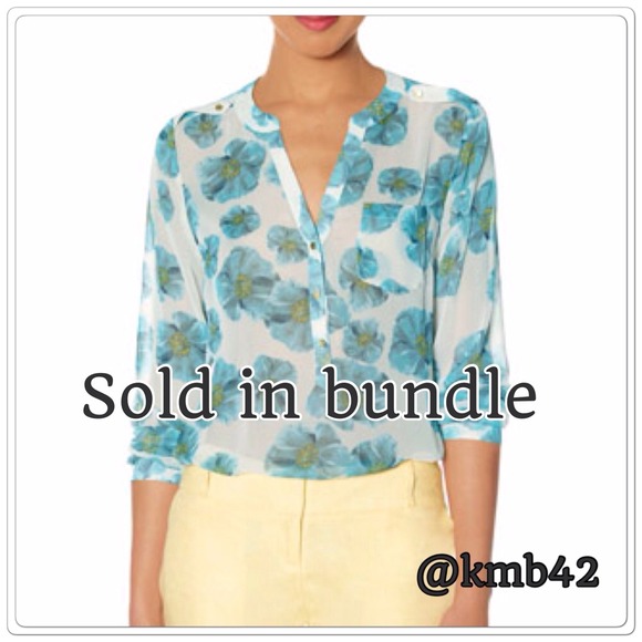 The Limited Tops - NEW! STUNNING FLORAL BLOUSE NWOT