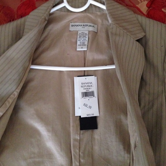 🚫sold🚫NWT BANANA REPUBLIC BLAZER - Picture 2 of 3