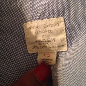 J.crew vintage Oxford long sleeve button down