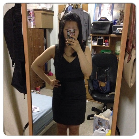 Forever 21 Grey & Black Work Dress