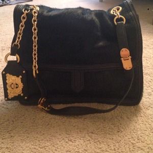 Authentic juicy couture calf hair handbag!