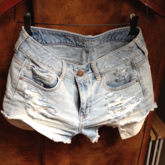 American eagle jean shorts
