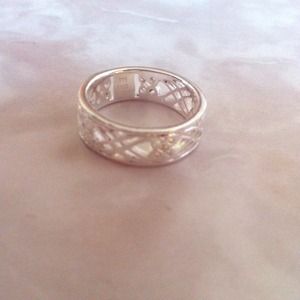 SOLD Silver Ring w/ Cutouts