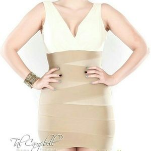 In the Nude Bandage Dress - Clearance - Last One!