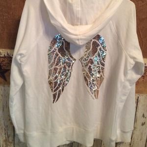 Victoria's Secret new zip hoodie L
