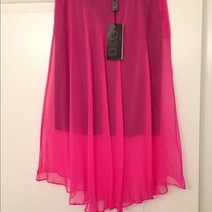 Dolce & Gabbana pink silk skirt size 42