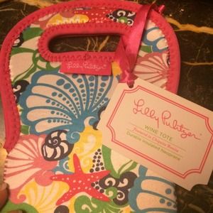 Lily Pulitzer Wine Tote
