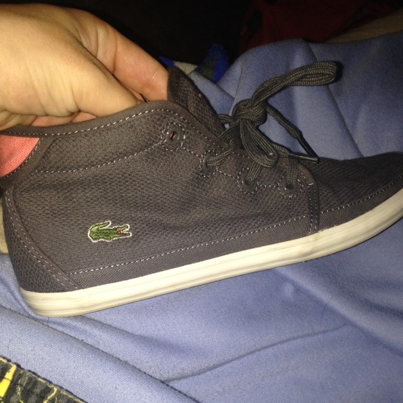 SOLD!!Lacoste high top shoes