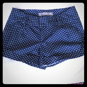 !!!! SOLD!!!!! Polkadot NAVY Blue shorts