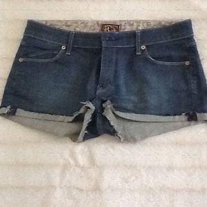 Rich and Skinny cut off jean shorts