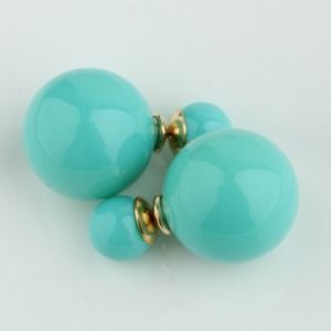 Emerald Green  Dior inspired Earrings