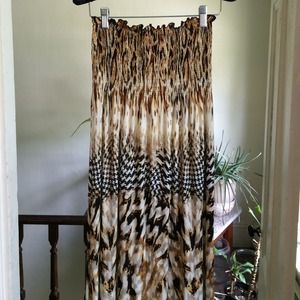 🌻 SALE 🌻 Strapless Maxi Dress Sz Med