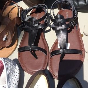 Black sandals