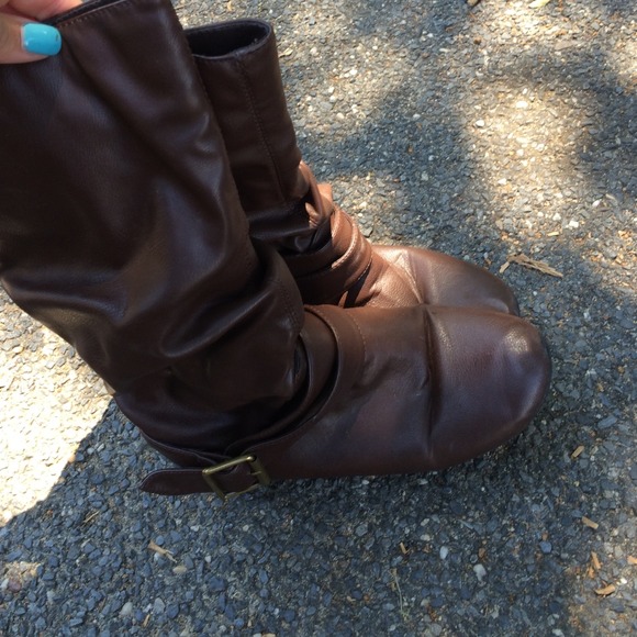 Brown boots