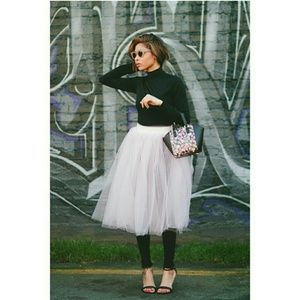 Urban Outfitters Soft Pink Tulle Skirt