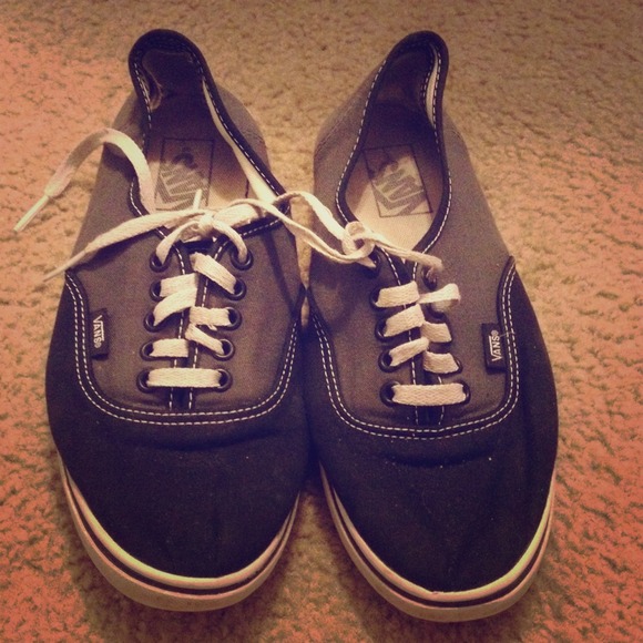 Vans grey and black
