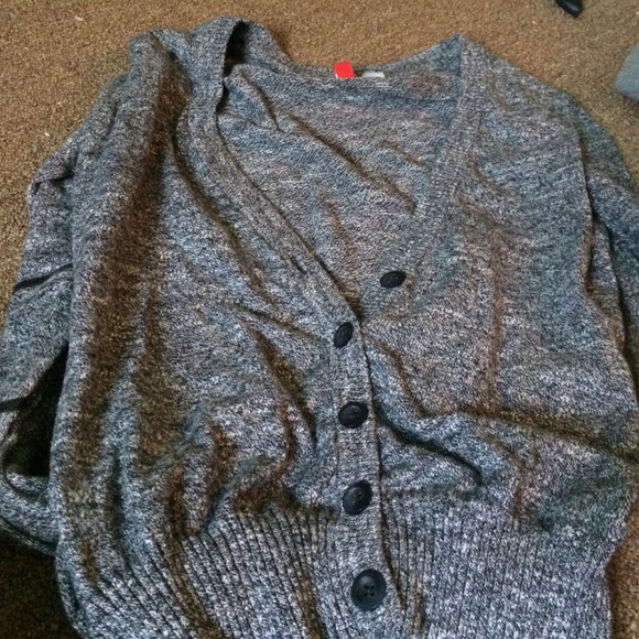 Grey cardigan