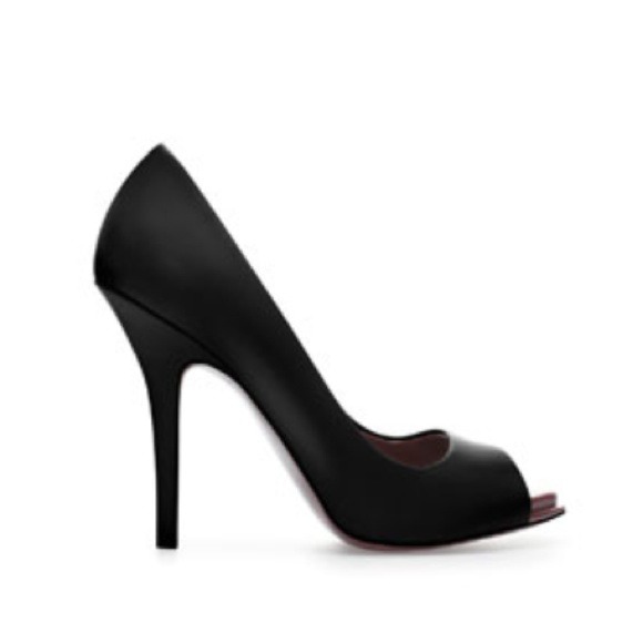 Zara Peep Toe Pumps