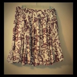 Super cute spring/summer floral skirt!