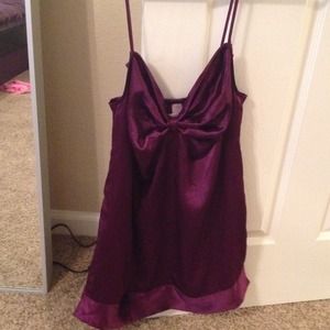 Beautiful purple Victorias Secret silk nightie