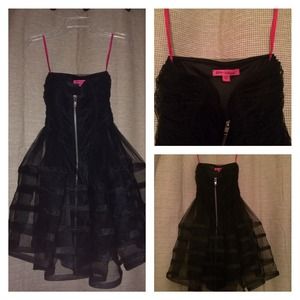 🎀Black Betsey Johnson cocktail dress🎀