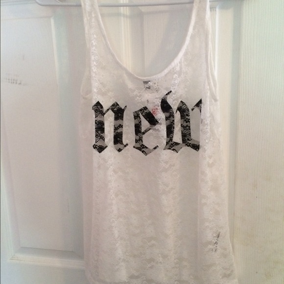 "New" tank top. NEVER WORN FROM H&M