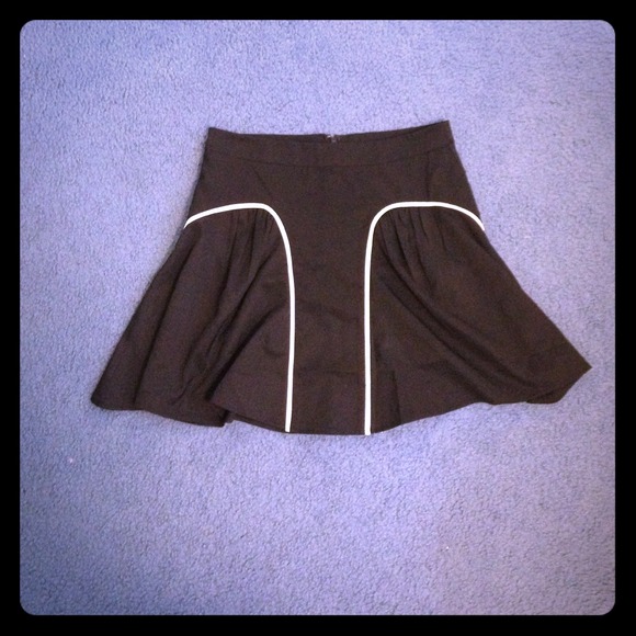 Urban Outfitters Black Skater Skirt