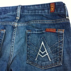 7 for all Mankind "A-pocket" bootcut jeans