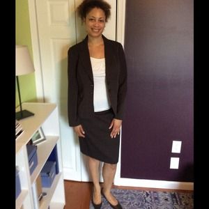 The Limited Chocolate Ladies Suit & Skirt