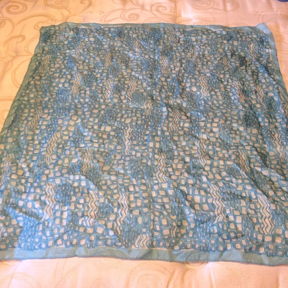 Square vintage patterned scarf
