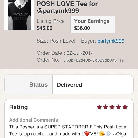 🎉HP 7/14🎉Fleur de Lis POSH LOVE Tee - Picture 3 of 3