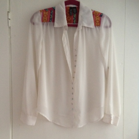 Tribal Business Casual Top