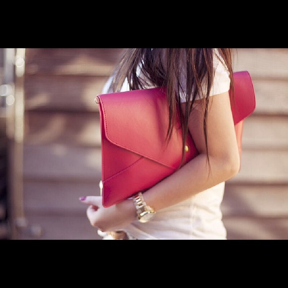 ❌sold❌💖Large Pink Clutch💖