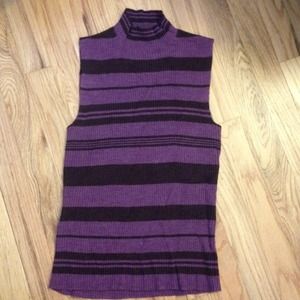 Plum & purple sleeveless top