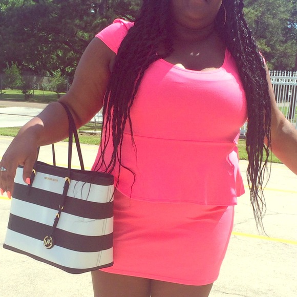 Peblum dress