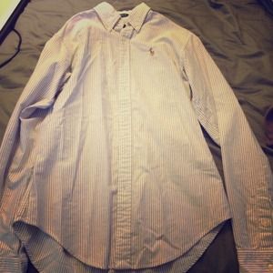 Ralph Lauren purple button down shirt