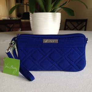Vera Bradley Cobalt Blue Wristlet